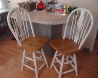 Pair of bar stools