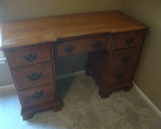 Solid maple desk