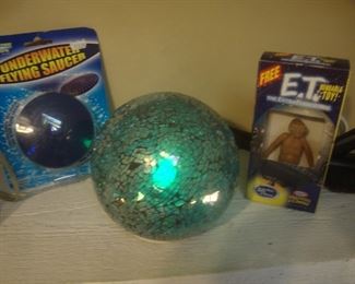 Lighted sphere, ET collectibles