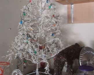 Lighted Christmas tree