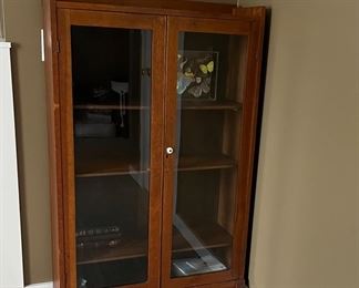 Antique bookcase/display cabinet 