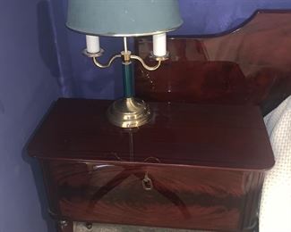 Tiger Wood Bedside Tables