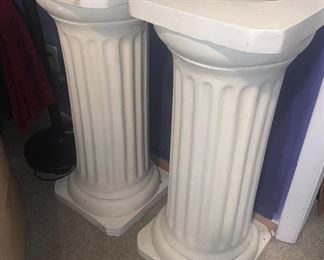 Greek Columns Statue Pedestals