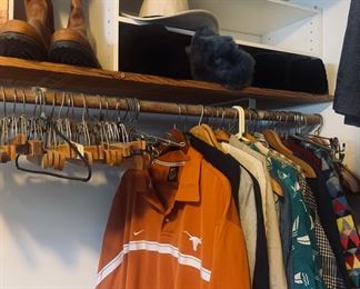 Men’s Vintage and Newer Clothes Shirts, Straw Hats, Cowboy Hat, Boots