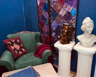 Several Rastogi Handmade Indian Embroidered Patchwork Wall Hanging