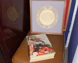 Leather Footstool Ottoman