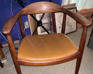 Knoll Johannes Hansen Hans Wegner Teak Chair