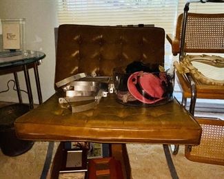 Mid-Century Wall Brackets, Picture Frames, Vintage Ladies Hats