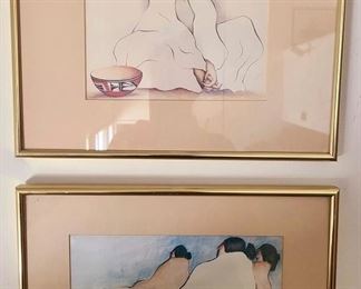 Framed Signed R C Gorman