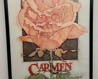 Texas Theater Framed Poster Carmen