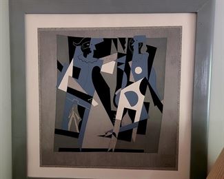 Picasso Harlequin & Woman Necklace 1970’s