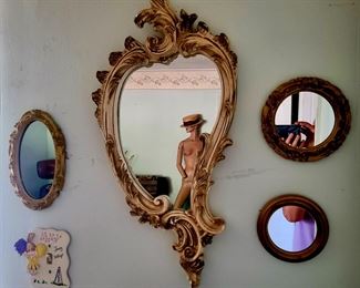 Variety of Vintage Mirrors