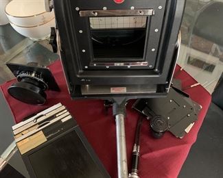 Calumet 4x5 Large Format Camera Viewer with Lens and Case