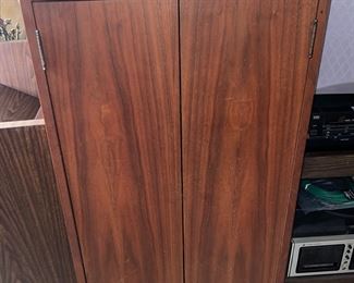 Teak Wood Stereo Cabinet