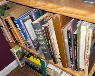 Books on Frank Lloyd Wright , Aircraft, Watercolors, Fix It Books