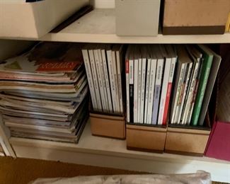 Magazines on Art, Watercolors, National Geographic and others