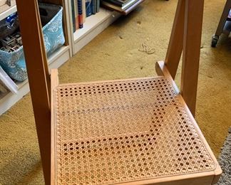 Set of 4 Cane Folding Chair