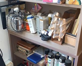 Airbrush, Easels, Spray Paints, Colored Pencils, Paper Books, and more