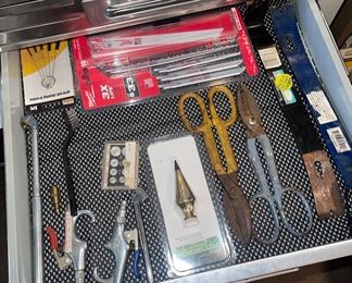 Saw Blades, Tin Snips, Crowbars