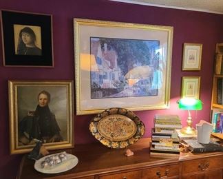 main Dining Room - Major John Briddle Replica, Portrait Young Man By De Messina,