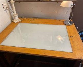 Hamilton Wooden Drafting Table