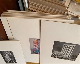 Vintage Matted Architectural Photographs