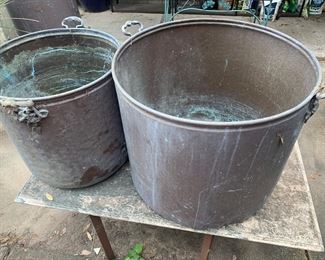 More Large Copper Pots