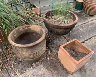 Large Clay Pots