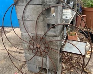 Large Round Iron Wall Decoration
