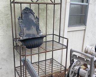 iron Backers Rack, Hose Winder