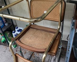 cantilever cane chairs