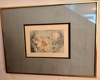 Signed and Numbered Summer Daisies by E Rose