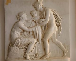 Neoclassical Raised Relief Cupid