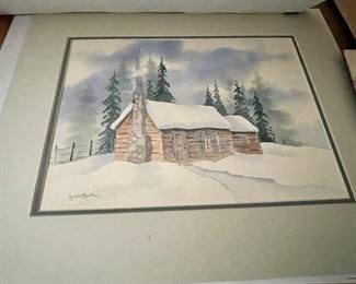 Lyndia Martin Log Cabin