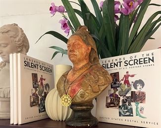 Queen Victoria Bust, Silent Screen Stamp Books