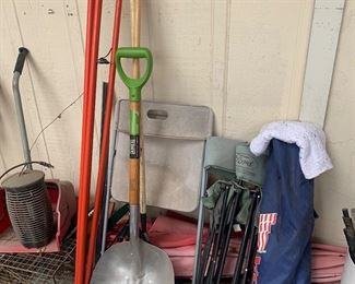 Shovels, Folding Chairs