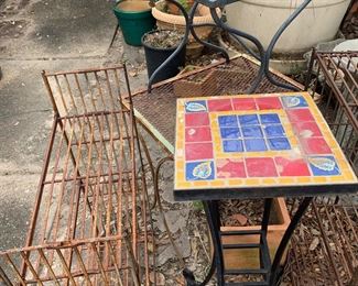 More Wrought Iron and Yard Decorations