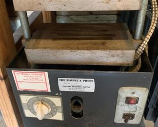 Vintage Printing Press