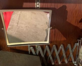 Vintage Bath Mirror on Arm