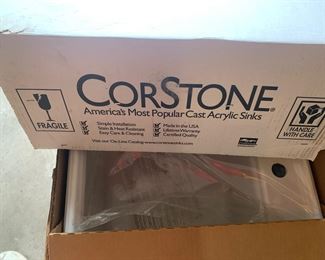 Corner Stone Sink Kitchen