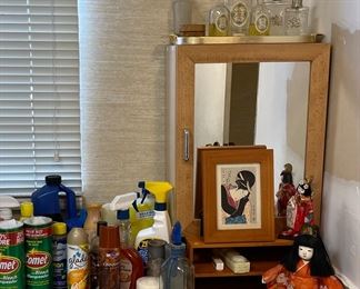 Medicine Cabinet, Perfumes, Room Sprays, Cleaning Stuff