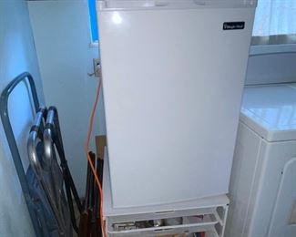 Freezer Chef Small Freezer, Folding Magazine Racks, Roller Storage