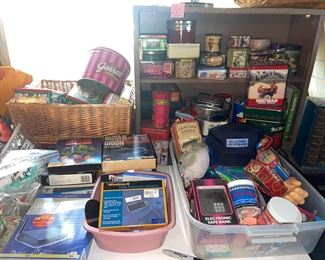 Vintage Computer Games, Toys, Vintage Tins