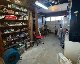 Garage with Tons of Tools