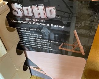 New in Box Soho adjustable drawing board