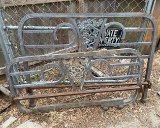 Brass Bed Headboard and Footboard
