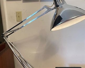 Adjustable Arm Lamp, Vintage Set Barometer Weather Station