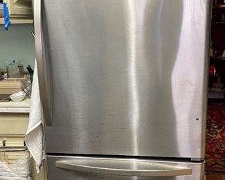 Kenmore Stainless Steel 1 Door w/ 1 Pull out Freezer Drawer