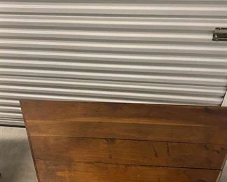 Vintage Solid Wood Angled Desk