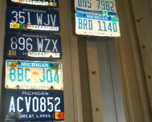 LICENSE PLATES